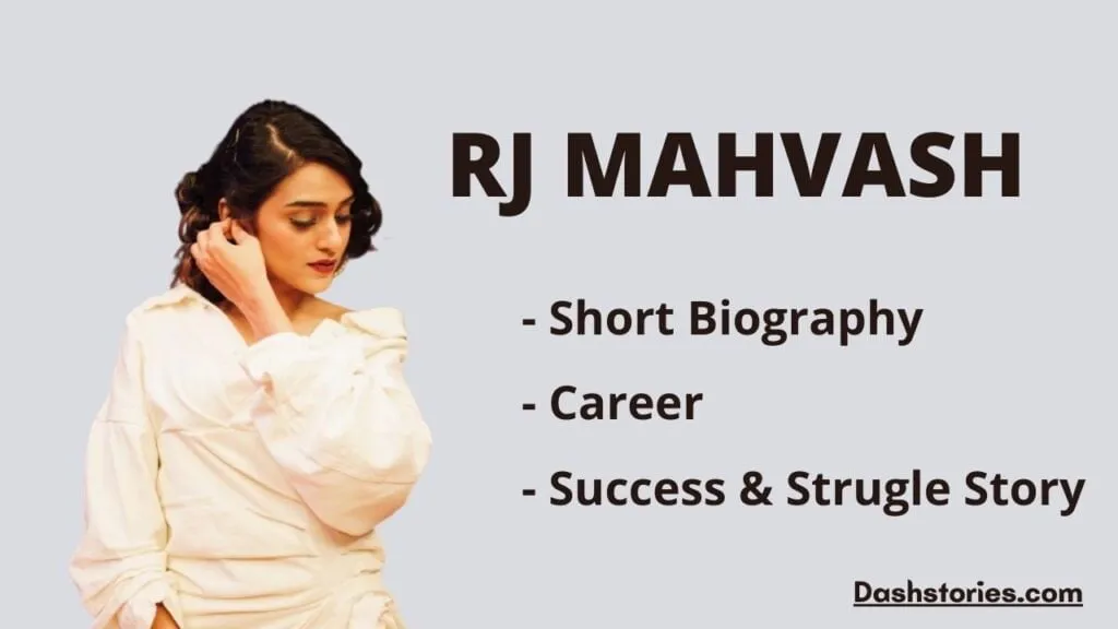 who is RJ MAHVASH mahvash amu